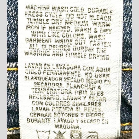 LEVIS STRAUSS NEW Vintage Distressed Jean Jacket - Picture 15 of 16